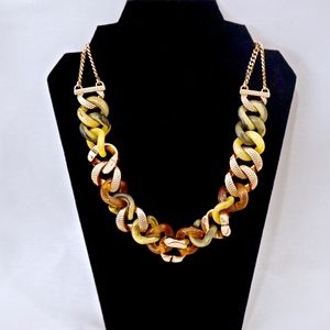 Marc By Marc Jacobs Jewelry - MARC JACOBS~tortoise link~STATEMENT NECKLACE Marc By Marc Jacobs Jewelry - MARC JACOBS~tortoise link~STATEMENT NECKLACE